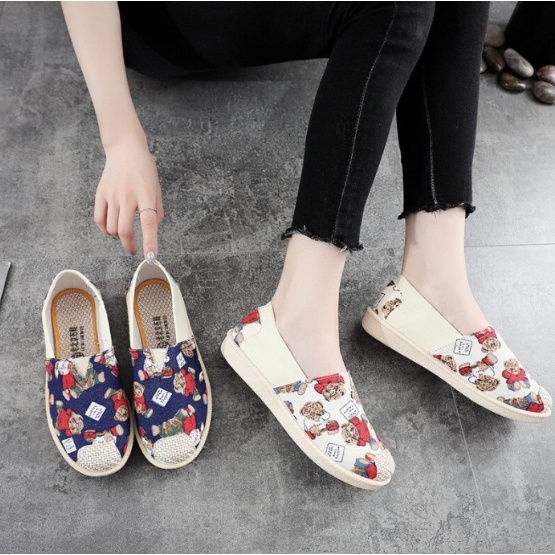 Sepatu Flat Casual Wanita Comfort and Leisure Women Shoes SP25