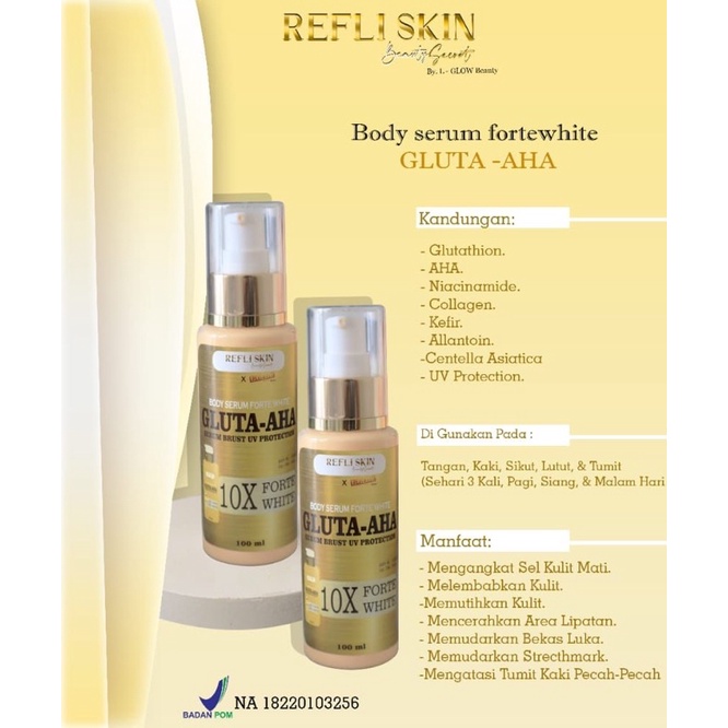 REFLISKIN HANDBODY GLUTA AHA