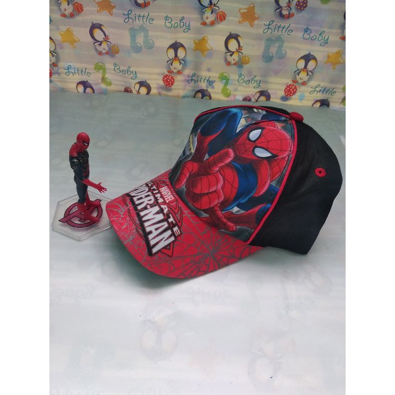 topi spiderman anak import