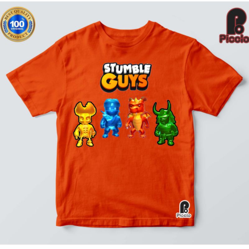 kaos baju anak stumble guys bahan premium