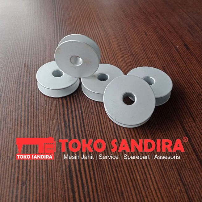 Sepul Alumunium Untuk Mesin Lubang Kancing High Speed 5 pcs