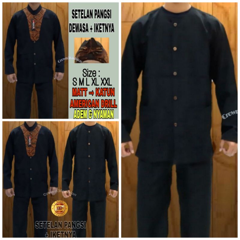 SETELAN PANGSI KATUN ADEM ONE SET BAJU SILAT √ COD OK