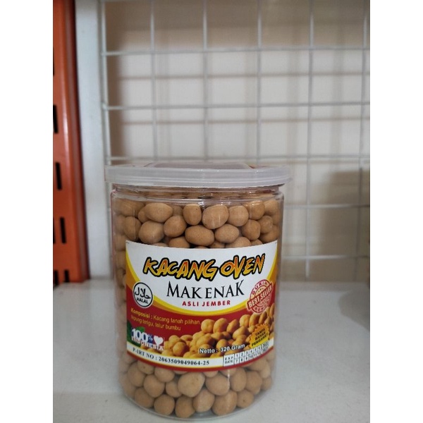 

Kacang oven Mak Enak Asli Jember 320gr | Camilan