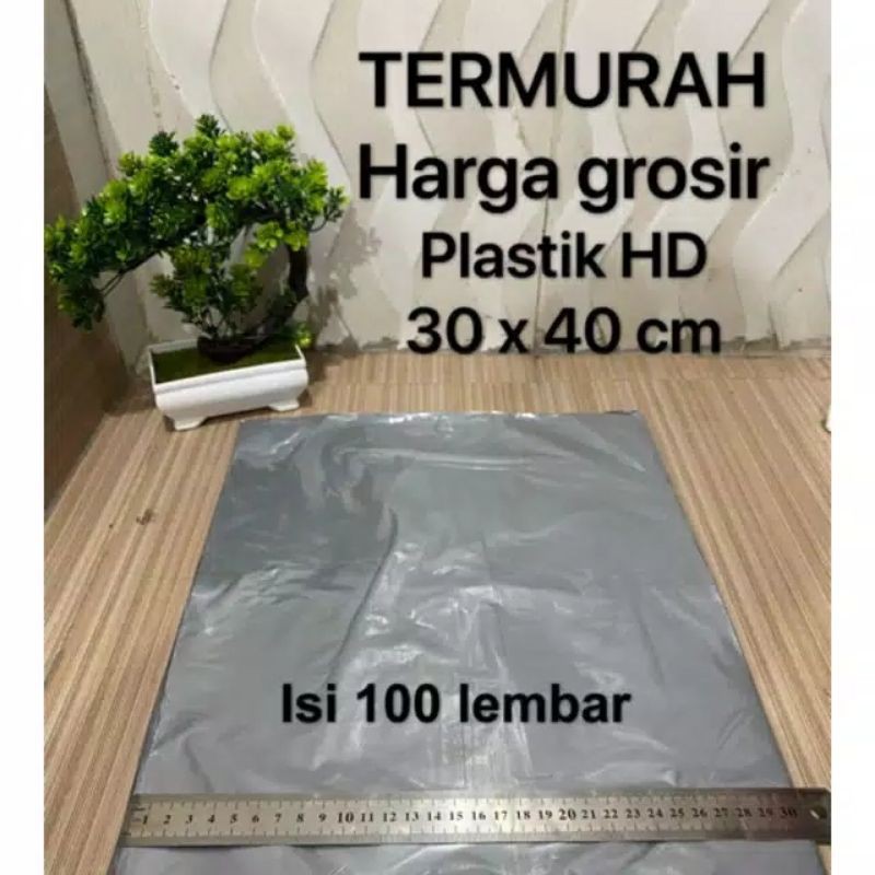 Medan Termurah 100pcs Plastik packing online shop 30x40 polos tanpa plong