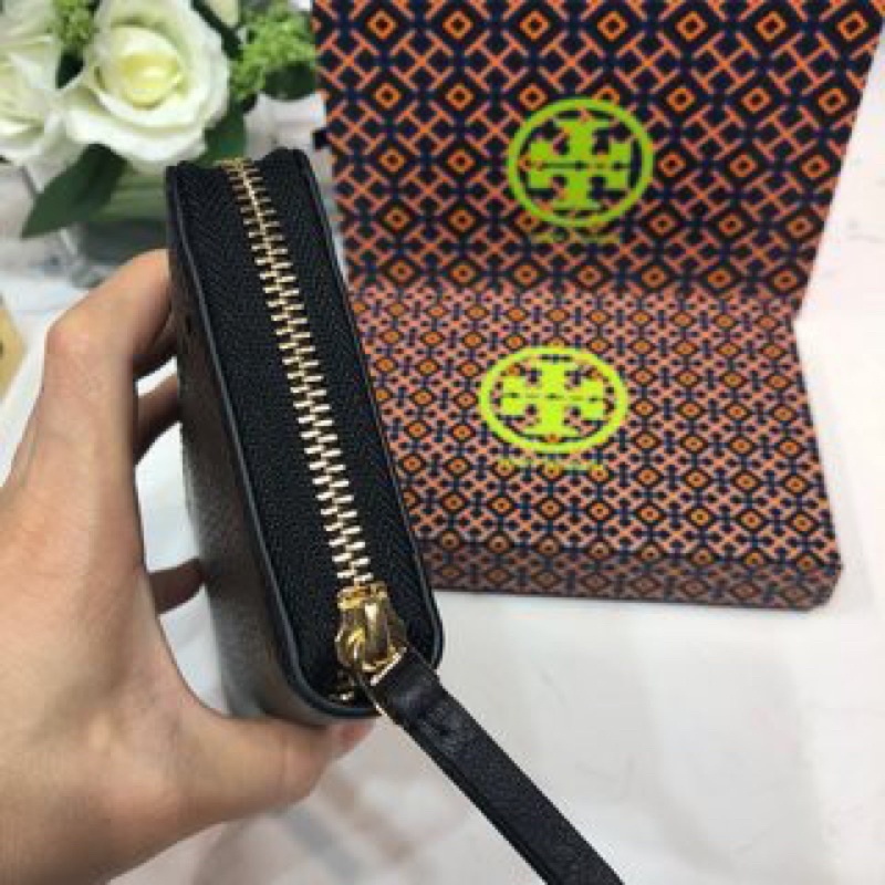 Tory Burch Wallet Leather Black TB 8812