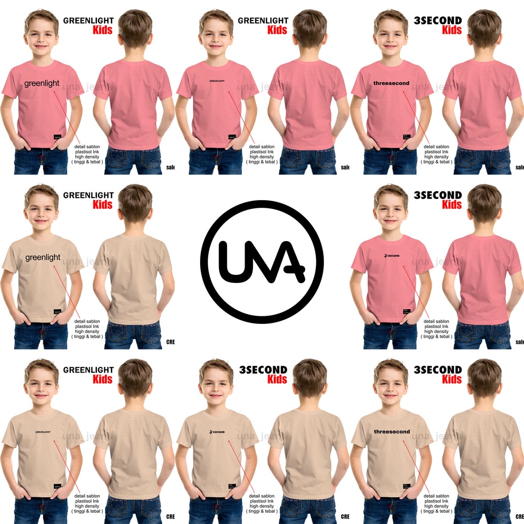 Kaos Anak Distro 3second Baju Anak Kaos Anak Atasan Anak