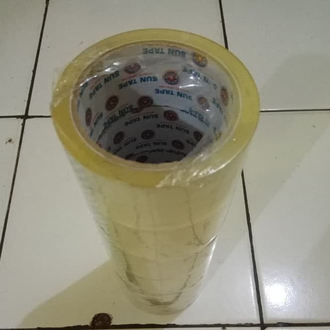 

Nikmati Lakban Bening 2 Inc Isi 6 Rol-Lakban Plastik Double Tape Hemat