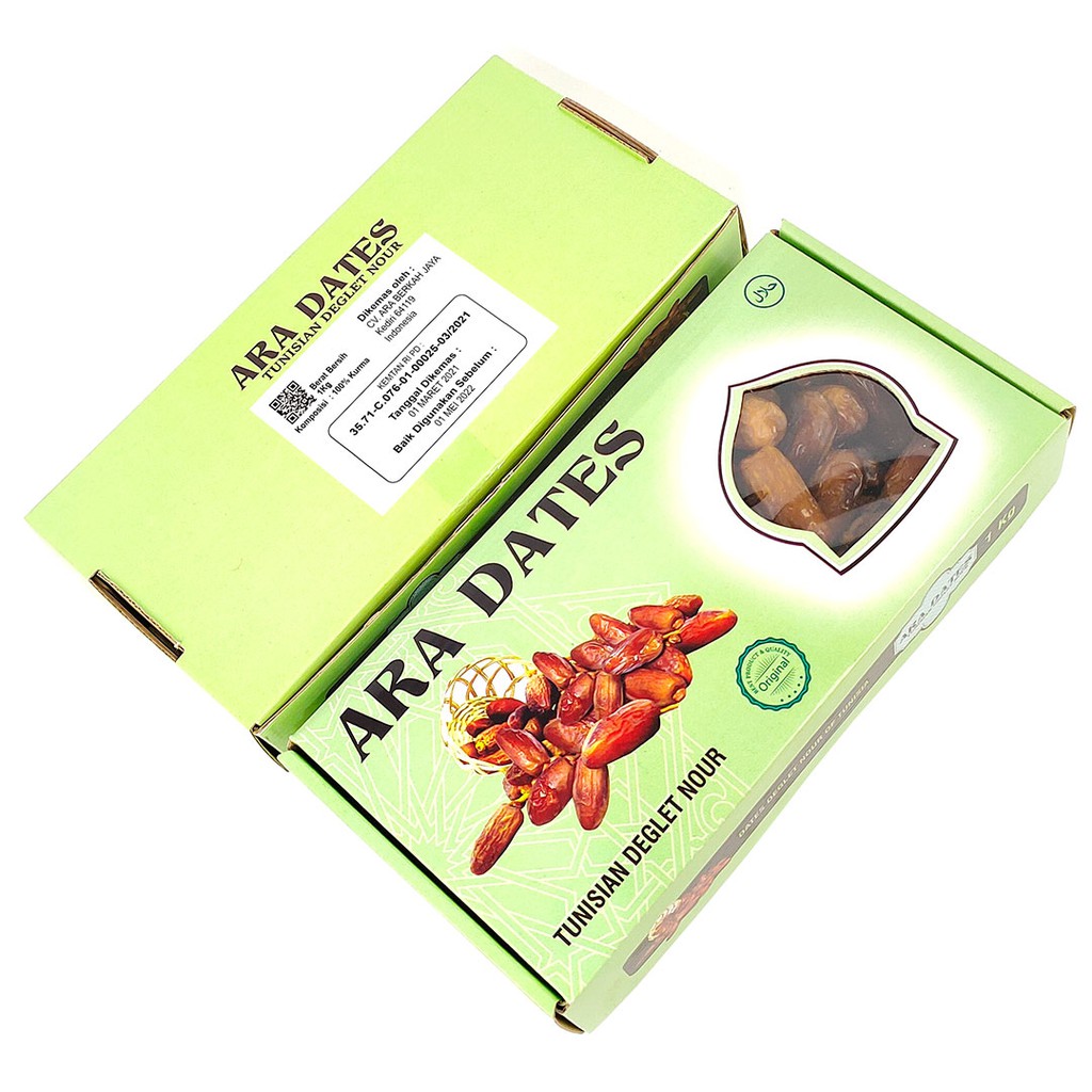 

Kurma Tunisia Tangkai 1 kg Premium Kemtan ARA DATES