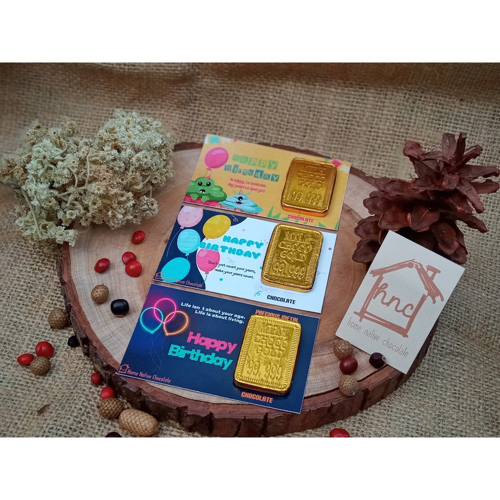 

Precious Metal Chocolate / Cokelat Kartu Ucapan Logam Mulia / Greeting Card Unik