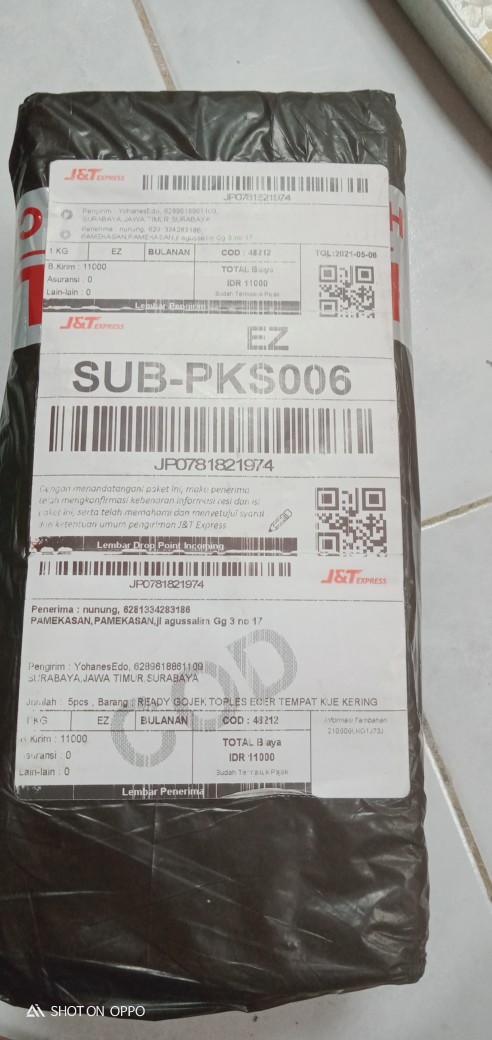 Ready Gojek Toples Ecer Tempat Kue Kering Plastik Nastar Coklat Kotak 250 Gram -300 Gram Mika Bening