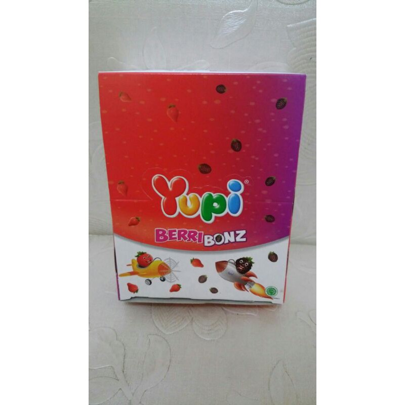 

YUPI BERRY BONZ 1 PACK ISI 24 PCS / YUPI / BERRY BONZ / PERMEN JELLY