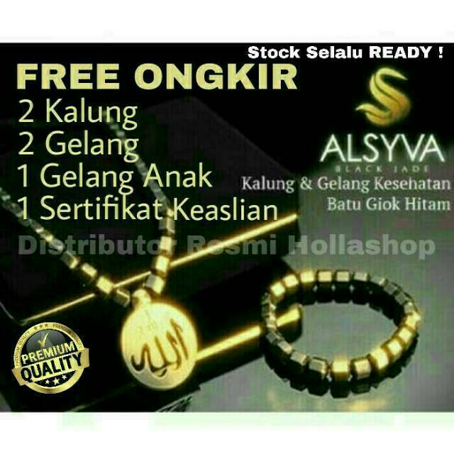 SUPER PROMO - PAKET FAMILY ALSYVA BLACK JADE - HITAM - ORIGINAL 100 PERSEN