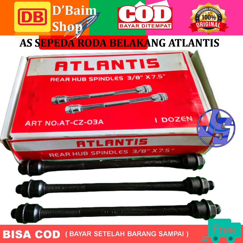 As Sepeda Roda Belakang Exotic Hitam