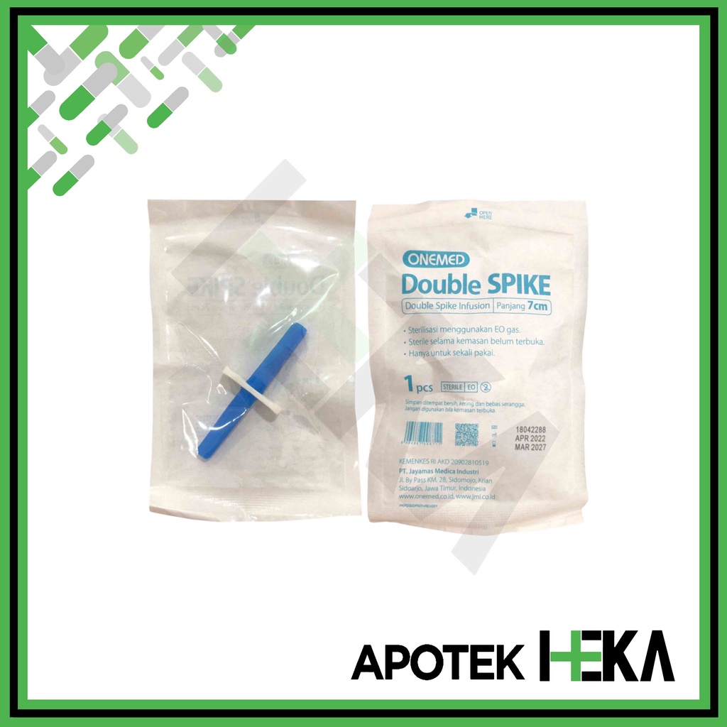 Transofix Onemed Double Spike 1 pc - Alat Tusuk Cairan Infus (SEMARANG)