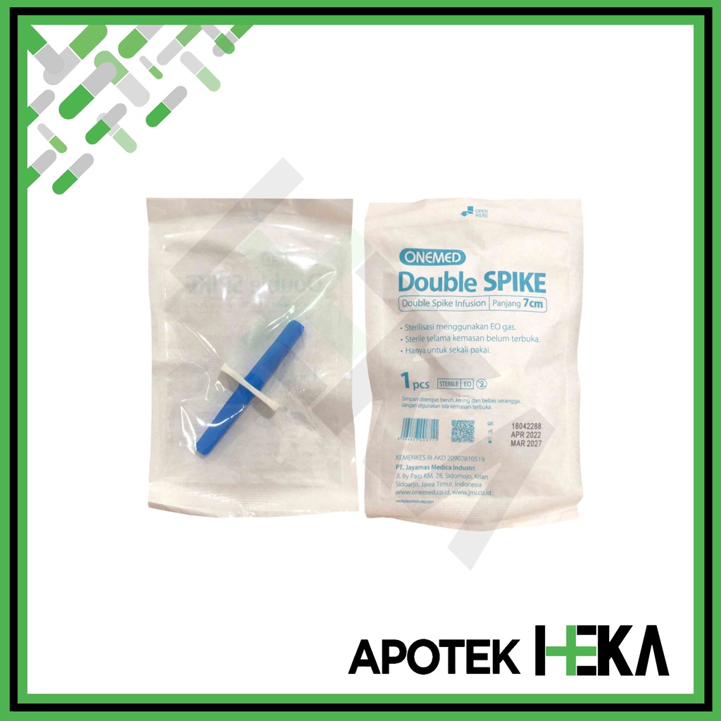 Transofix Onemed Double Spike 1 pc - Alat Tusuk Cairan Infus (SEMARANG)