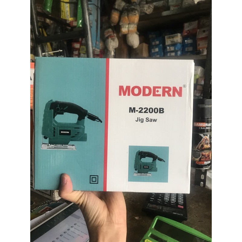 MESIN GERGAJI TRIPLEK KAYU BESI JIGSAW MODERN 2200 B