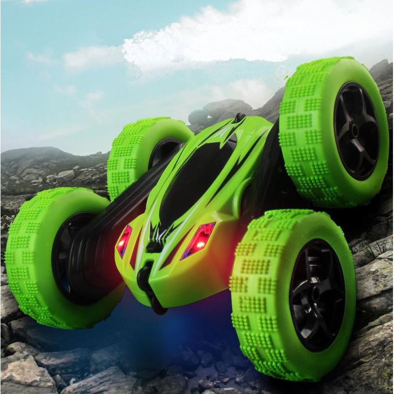 JJRC Remote Control BRC Stunt Buggy Car 360 Degree Flip 2.4G 4CH HY828 Blue Grab Medan