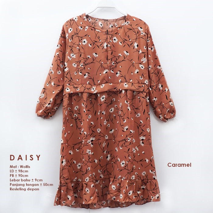 Daisy Tunik / Baju atasan wanita motif daisy