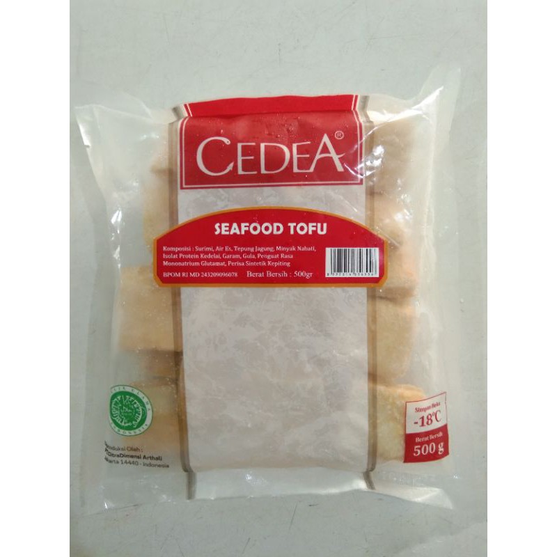 

Cedea Seafood Tofu 500Gram Frozenfood