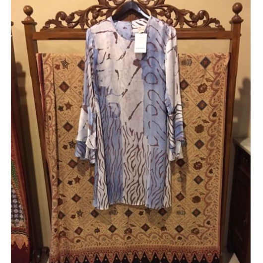 Umay Tunik Tissue by Dian Pelangi LIMITED EDITION Baju Atasan Blus Batik Kerja Kantor Pesta Pernikah