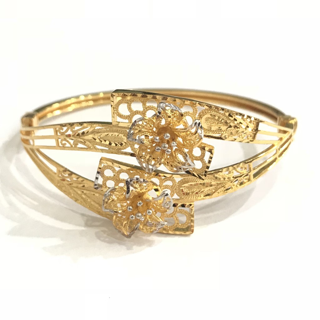 Gelang Kembang Kendari (Emas Asli Kadar 700)