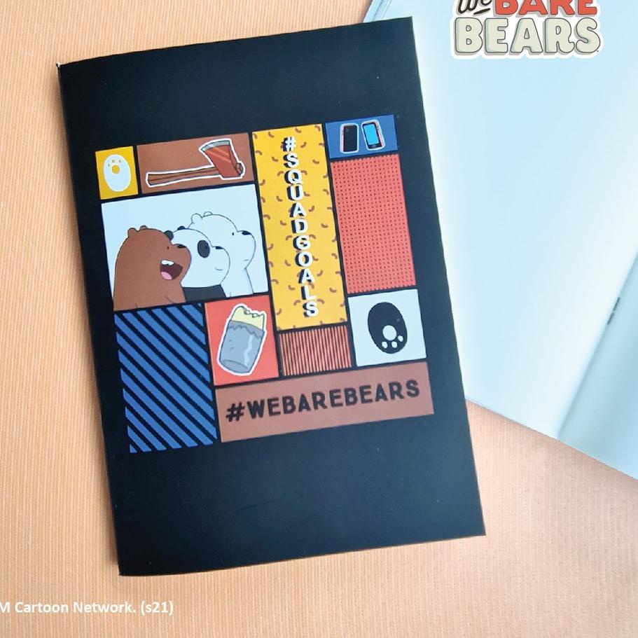 

Kekinian We Bare Bears Notebook A5 64 pages / Buku Catatan !