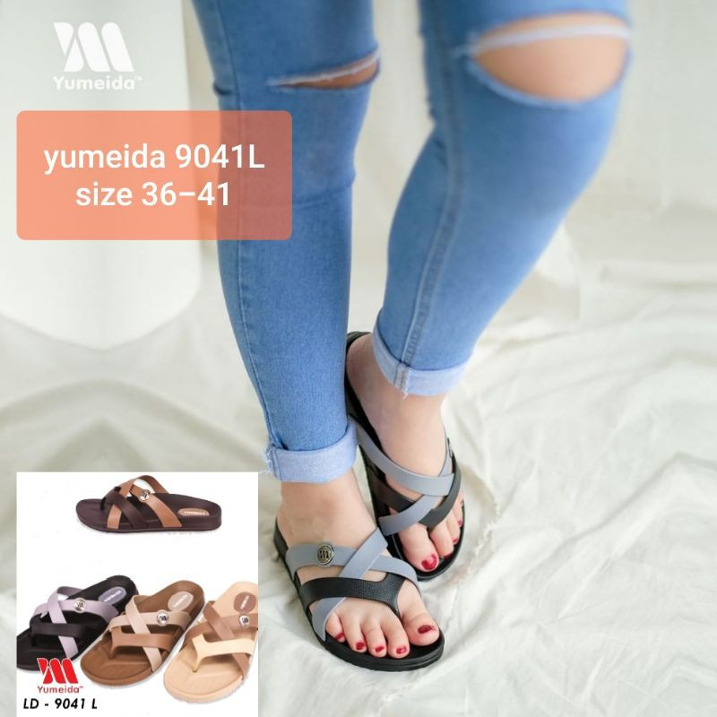 Sendal selop jepit wanita yumeida
