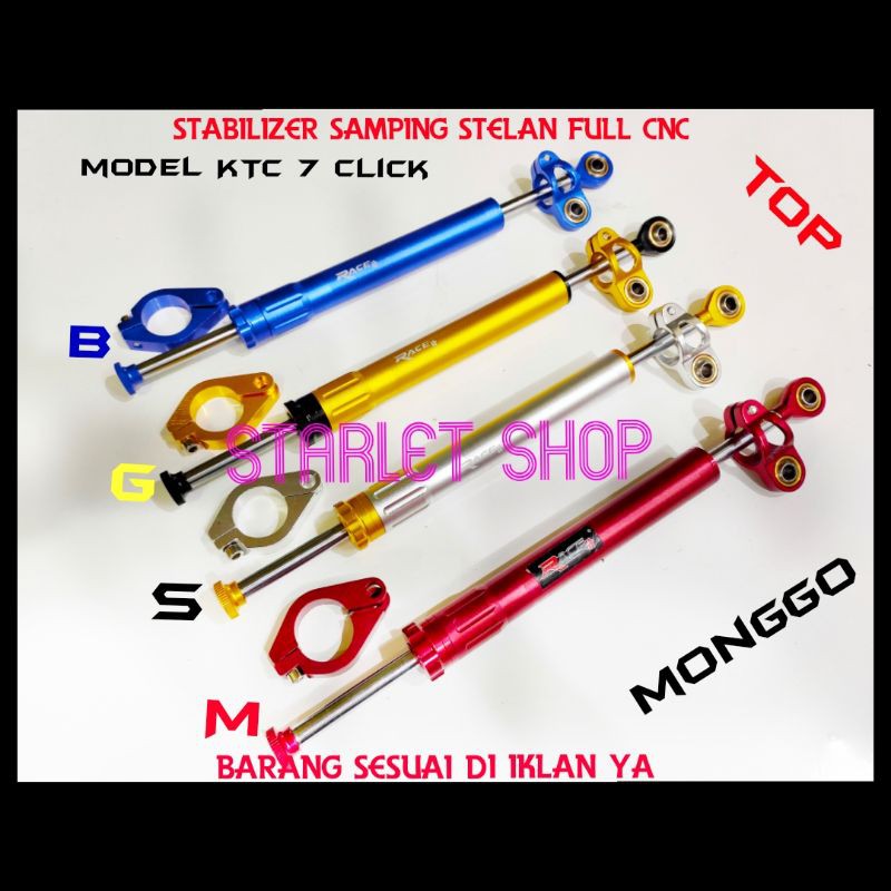 STABILIZER SAMPING MODEL KTC CNC-STABILISER SAMPING CNC SATRIA FU-RX KING-NINJA