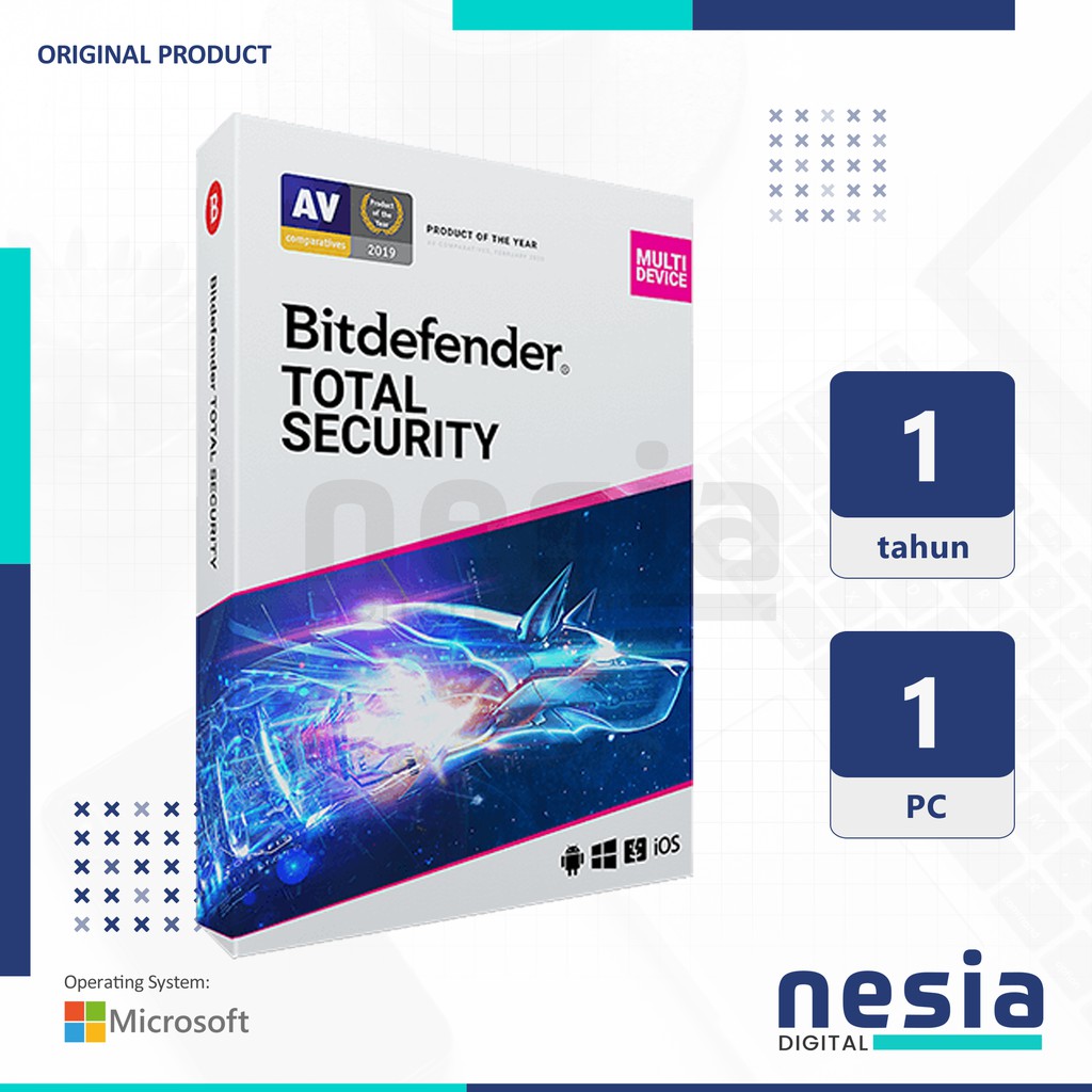 Jual Bitdefender Total Security Antivirus Indonesia|Shopee Indonesia