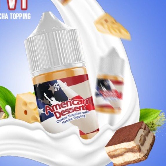 AMERICAN DESSERT V1 CHEESE TIRAMISU MATCHA BY R57 JVP 3MG 60ML