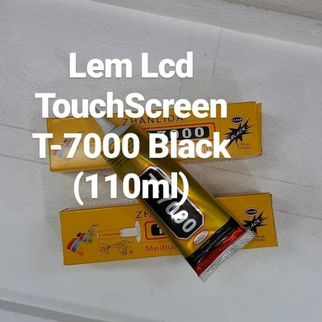 

Lem lcd touchscreen T-7000 Black 110ML T7000 hitam