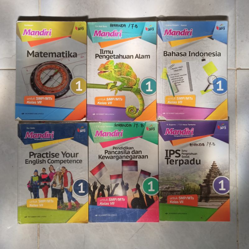 Buku Paket Mandiri Erlangga Kelas 7 SMP