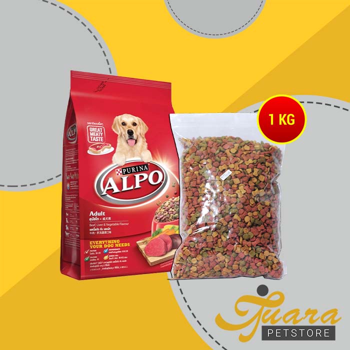 Alpo Makanan Anjing Dog Food Repacking 1 Kg