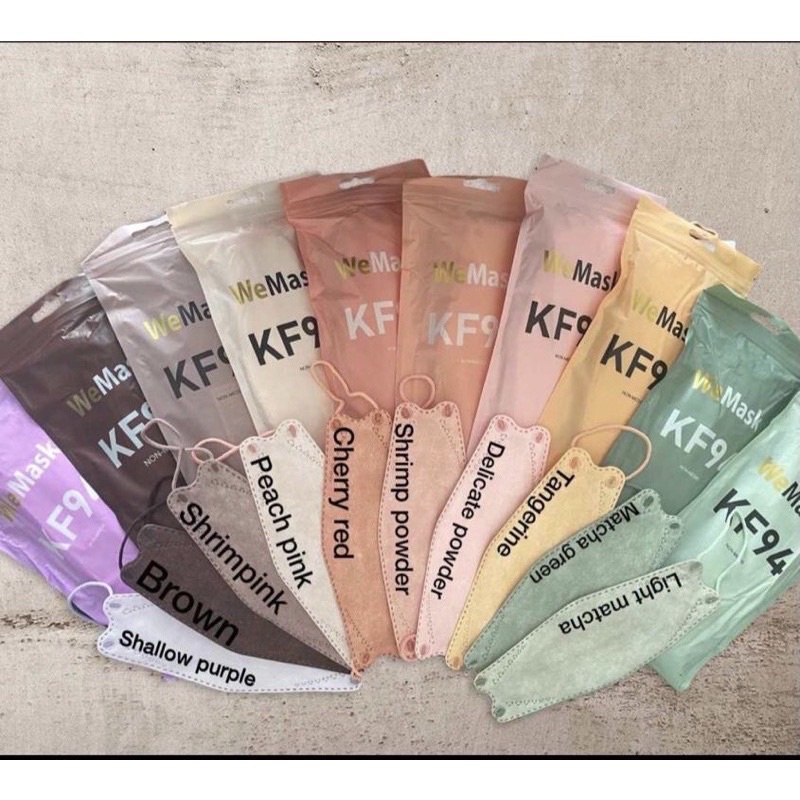 MASKER KF94 4ply WeMASK WARNA ISI 10pcs PerPack / Masker kf94 4 ply