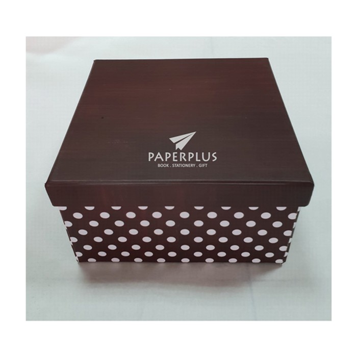 

Kotak Kado / Kotak Hadiah / Gift Box Jumbo C / Polkadot Serat Kayu