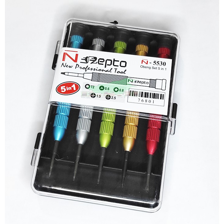 OBENG SET NEPTO 5530 5IN1