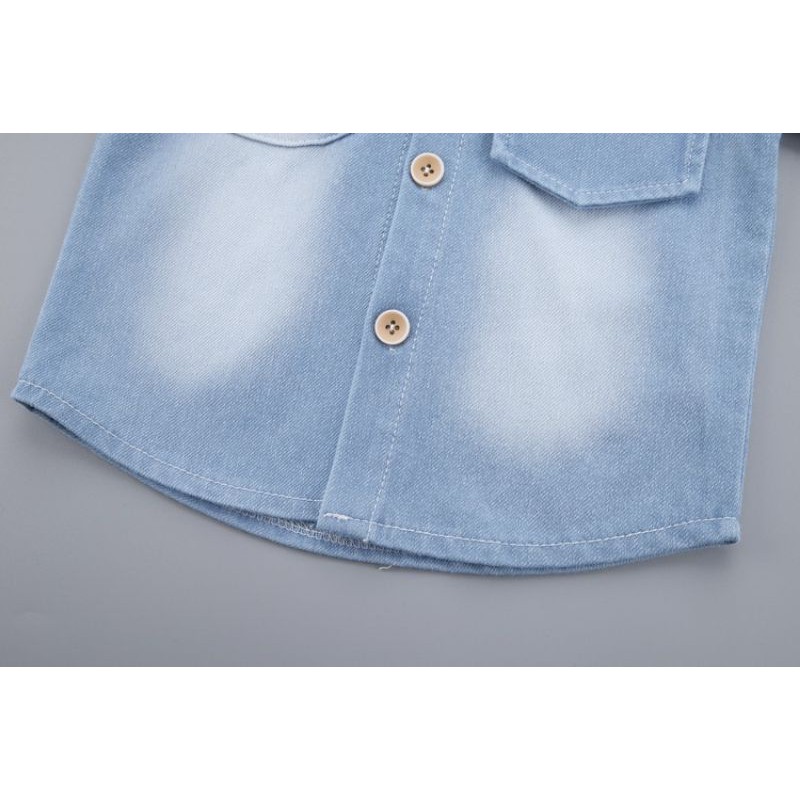 0-4TAHUN BAJU SETELAN JEANS ANAK LAKI-LAKI KUALITAS IMPORT / BAJU SETELAN BAYI LAKI-LAKI-4