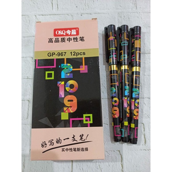 

(12pc) Bulpen gel 0.5mm motif / GP-967/ Body besar Random