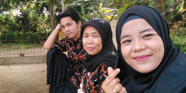 Batik Cople Gamis Kombinasi Terbaru