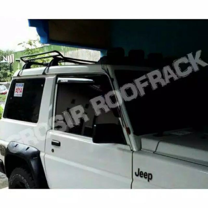 Roofrack rak mobil roof rack lengkap utk jeep feroza by HSA Rack