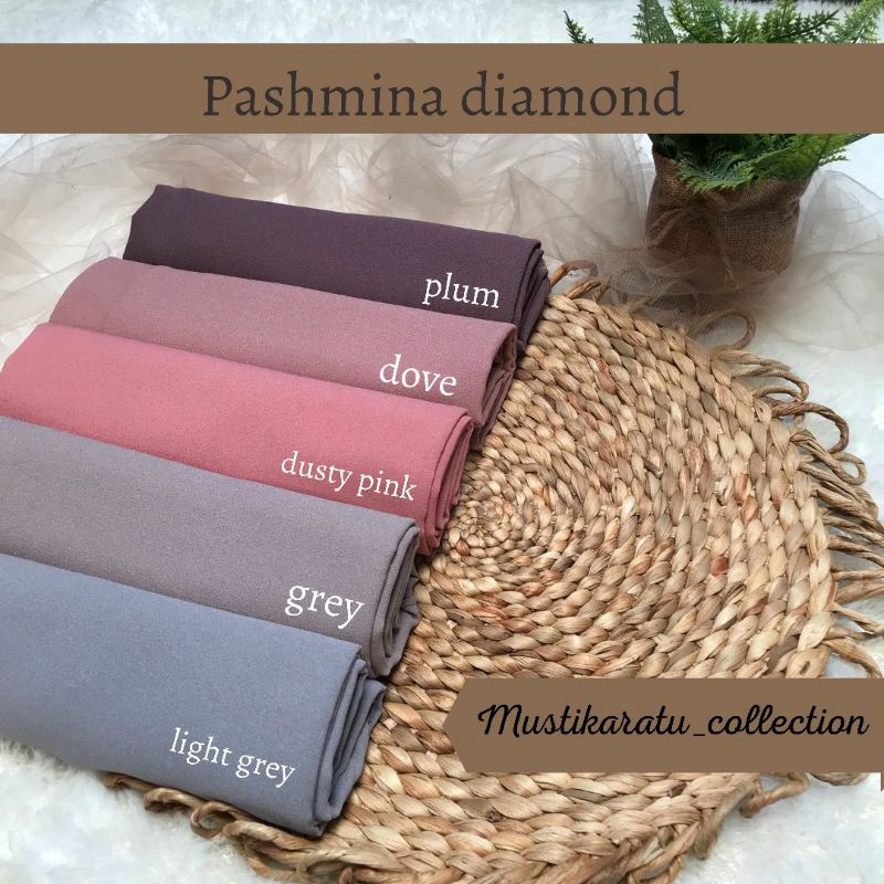 (180cm x 75 cm)JILBAB HIJAB PASHMINA DIAMOND /PASHMINA SABYAN-6