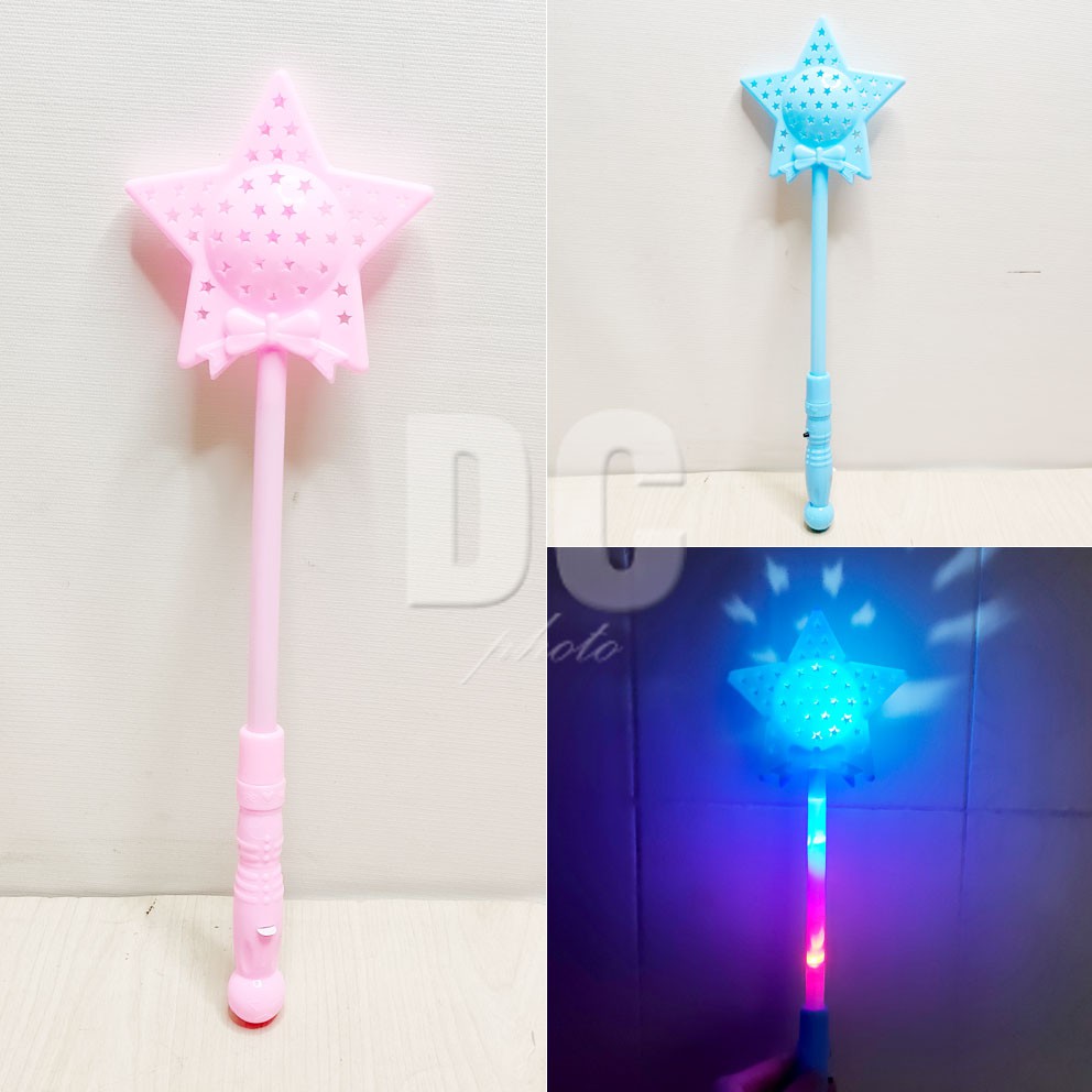 Tongkat Bintang LED Fairy Wand Peri Lampu Nyala