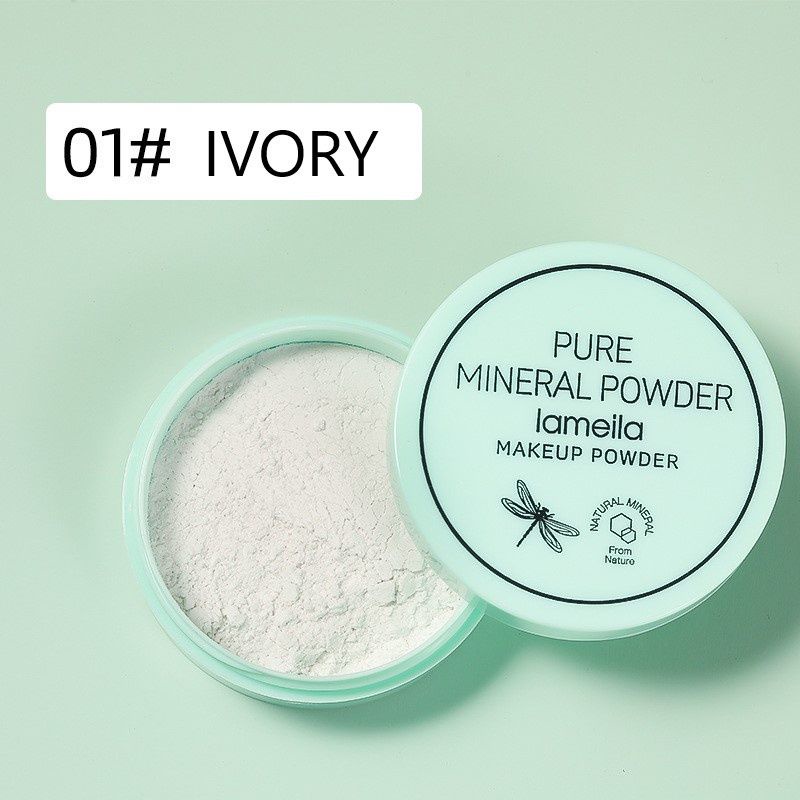 Medan Termurah Pure Mineral Powder Make up Powder lameila/ Bedak tabur kontrol minyak