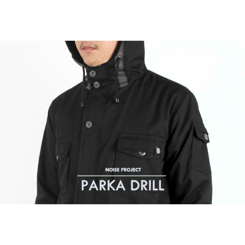 Jaket Parka Pria Jaket Parka Drill Noise