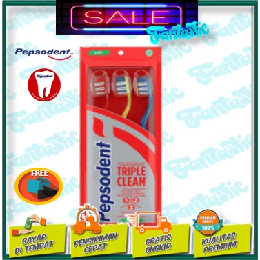 sikat gigi pepsodent isi 3