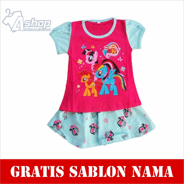 Baju Anak Setelan Little Pony