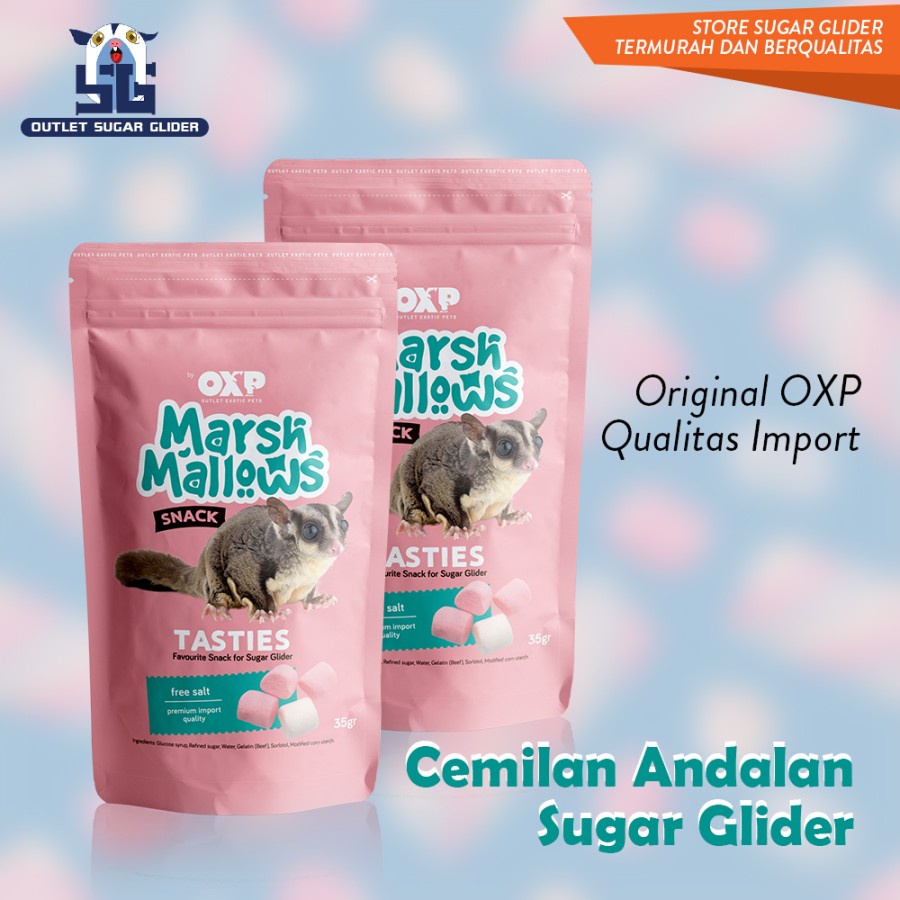 Jual Mini Marshmallow Snack Favorit Sugar Glider Hamster Tupai Shopee Indonesia