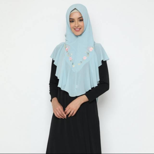 Upline Hijab Khimar Bordir