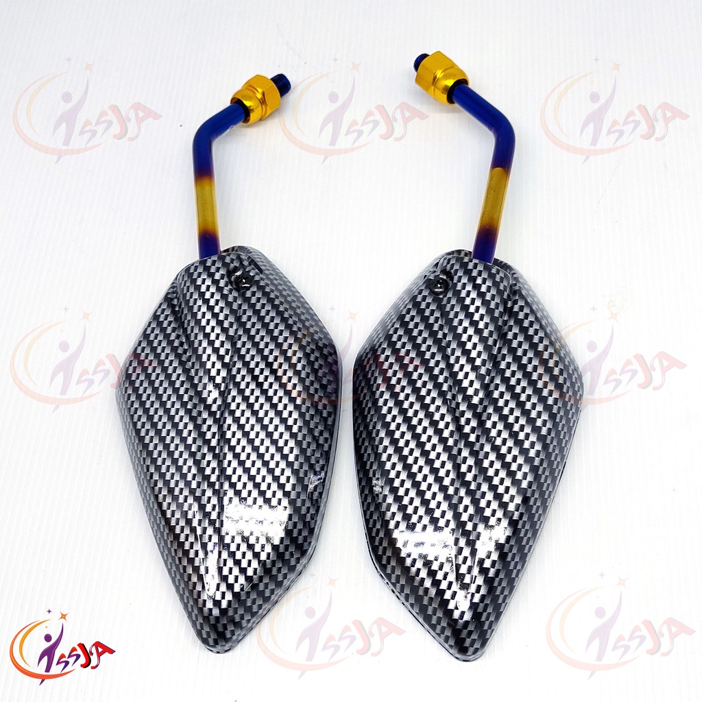 1 PAKET SPION CARBON MOTOR YAMAHA MODEL JUPITER Z CARBON TWOTONE PAKET GRIP JALU