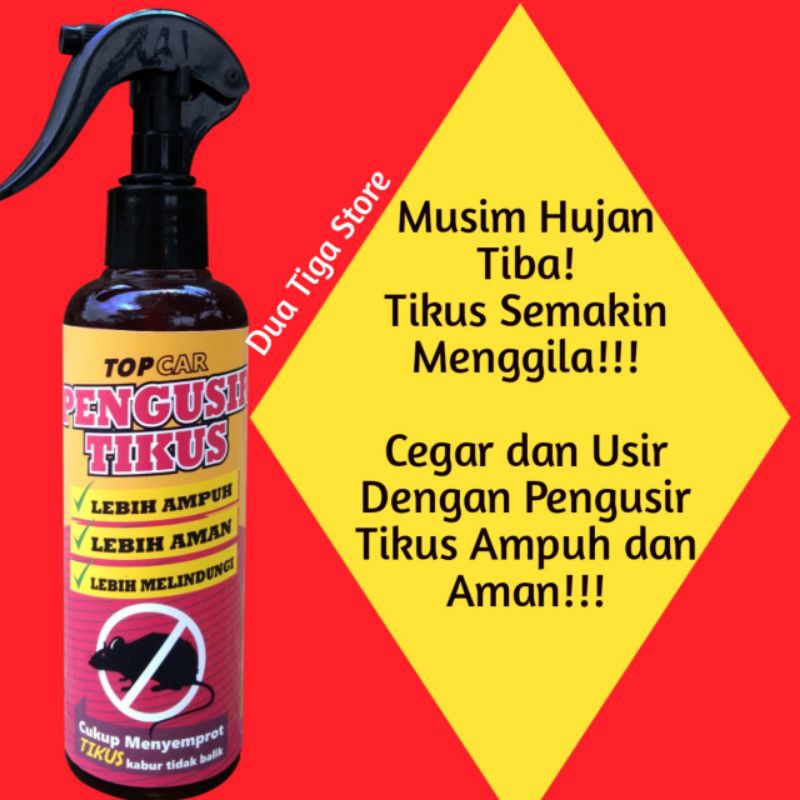 Bisa Cod Pengusir Tikus Top Car Semprot 250ml Anti Tikus Parfum Tikus Untuk Mobil Rumah Toko Dll Shopee Indonesia